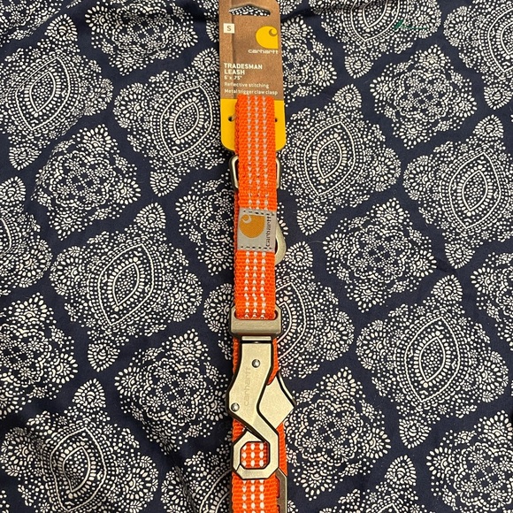 Carhartt Dog Carhartt Tradesman Leash Reflective Orange Size Small